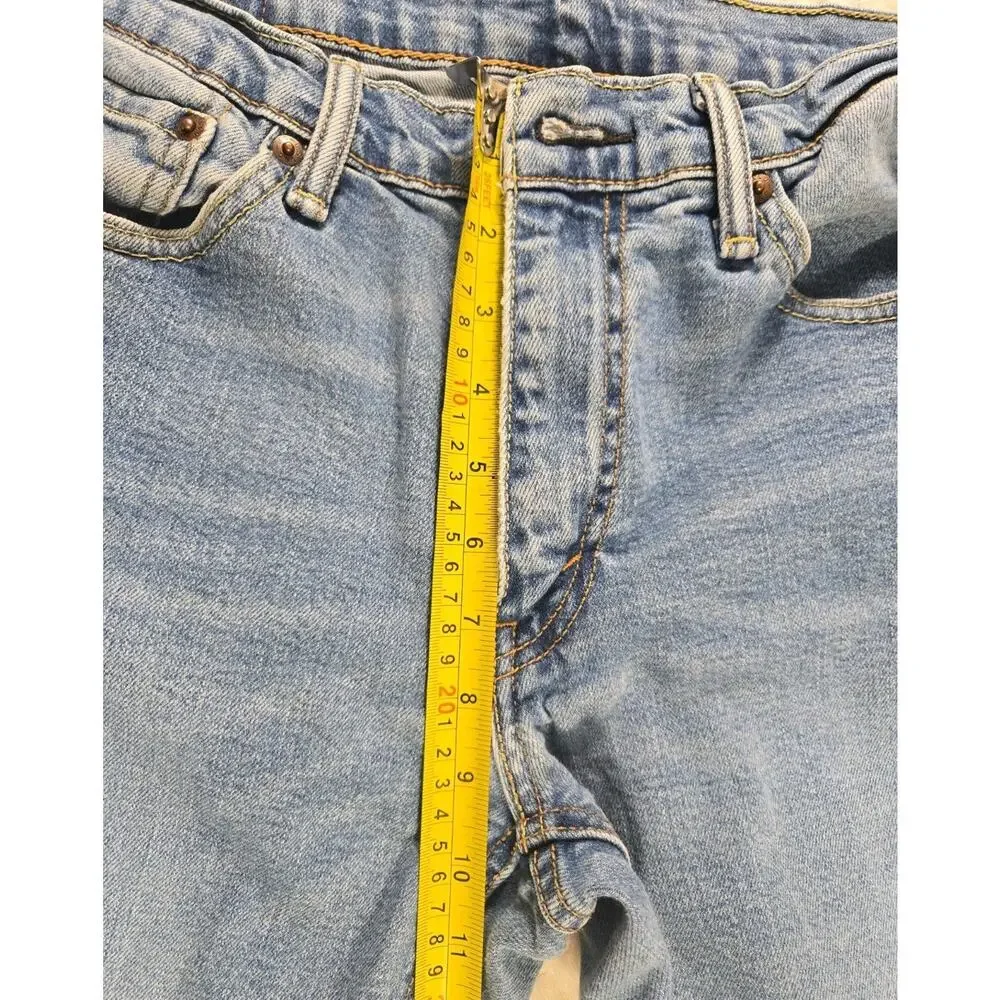 Levi's 541 Athletic Fit Jeans Mens 32x27 Blue Wash Tapered Denim #093